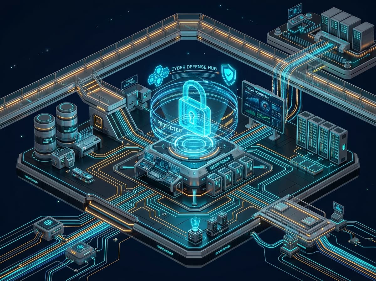 Axioree 3D Cyber Defense Hub