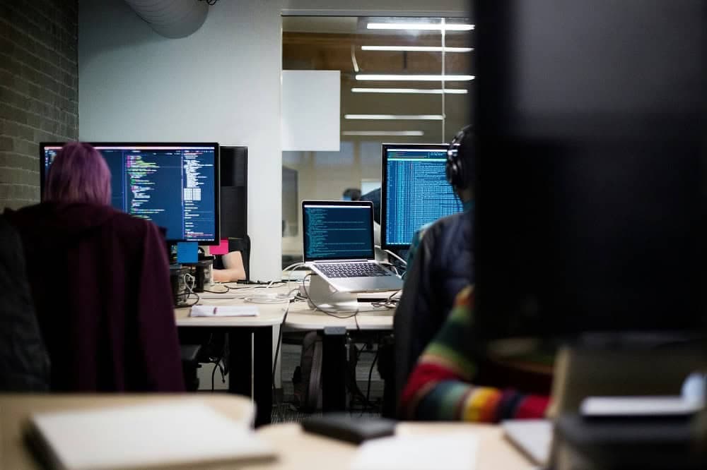 Axioree Software Development Team at Work